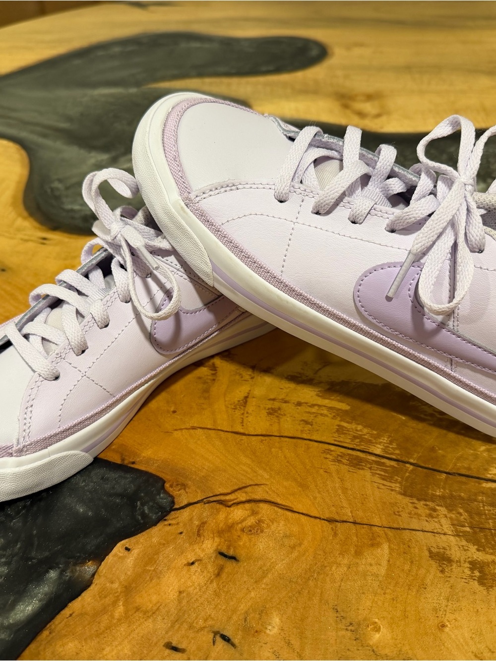 Nike Kids' Pastel Lilac Low-Top Sneakers